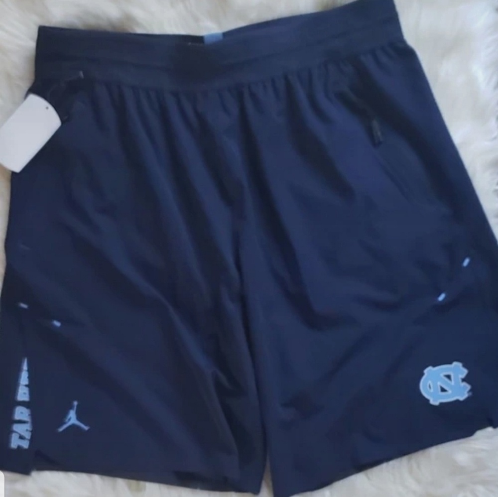Jordan Athletic Shorts - Black and Light Blue